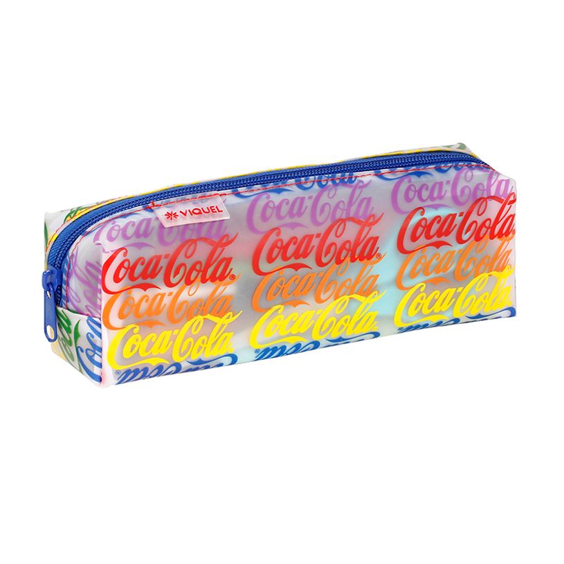 3135258313521-Trousse rectangulaire Coca-Cola - 1 compartiment - 2 modèles disponibles - Viquel-P_405128673_5-4