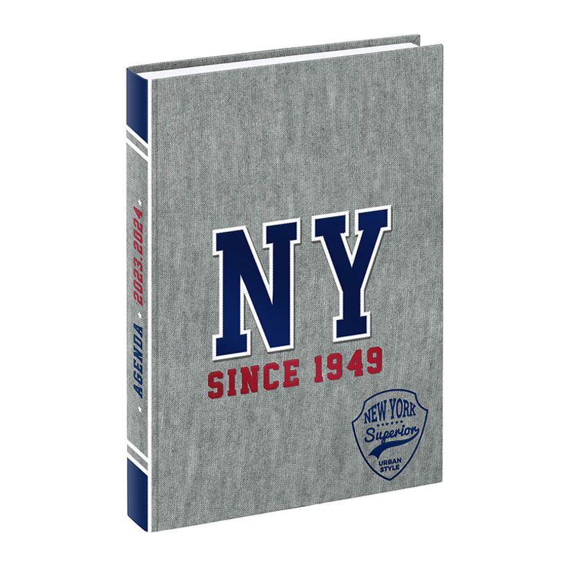 3135257453167-Agenda NY Fashion - 1 jour par page - 12 x 17 cm - bleu ou gris - Viquel-P_405128688_3-2