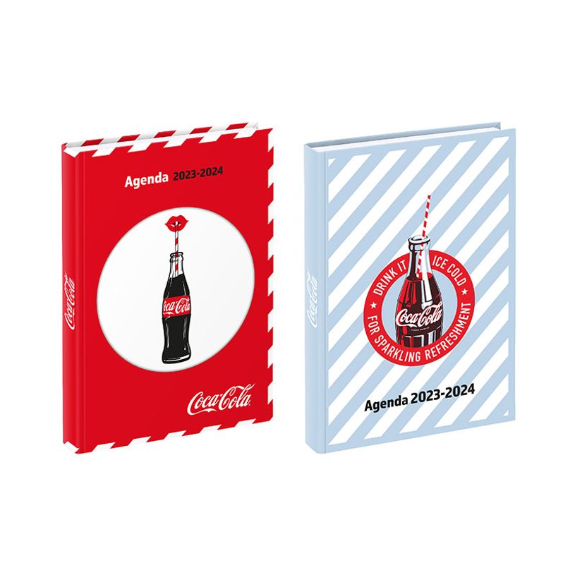 3135257453266-Agenda Coca Cola - 1 jour par page - 12 x 17 cm - bleu ou rouge - Viquel-P_405128691_1-0