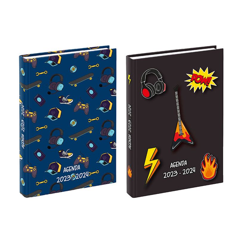 3135257453303-Agenda Play - 1 jour par page - 12 x 17 cm - noir ou bleu marine - Viquel-P_405128693_1-0