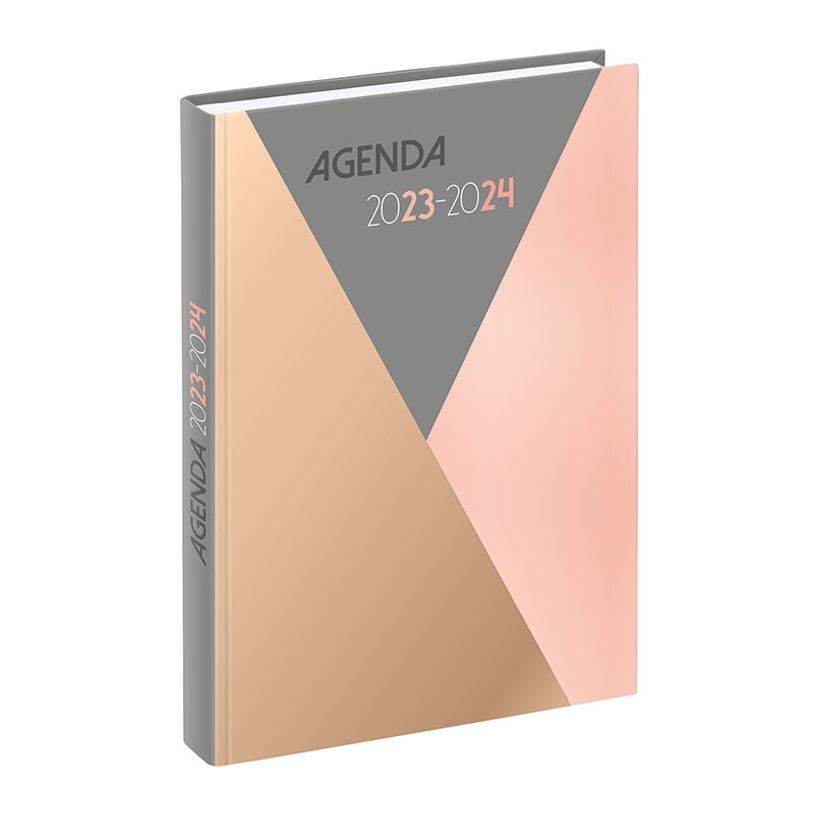 3135257453419-Agenda Color Block - 1 jour par page - 12 x 17 cm - 2 modèles disponibles - Viquel-P_405128696_2-1