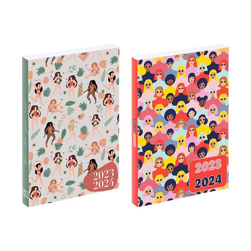 3135257463340-Agenda Body Positive - 1 jour par page - 12 x 17 cm - rouge ou vert - Viquel-P_405128701_1-0