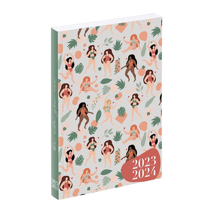 3135257463340-Agenda Body Positive - 1 jour par page - 12 x 17 cm - rouge ou vert - Viquel-P_405128701_2-1
