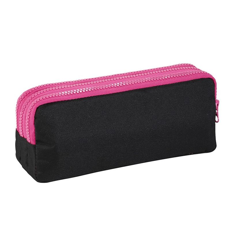 3135250993592-Trousse rectangulaire Pinky Black - 3 compartiments - noir - Viquel-P_405128736_2-1