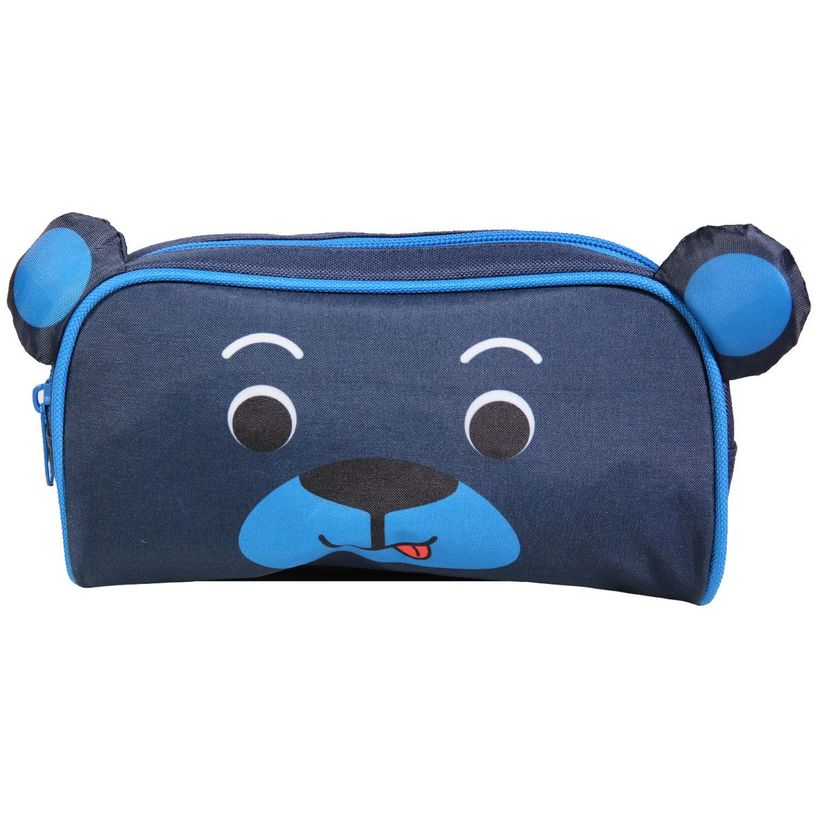 3666311016122-Trousse rectangulaire Kids Ourson - 1 compartiment - bleu foncé - Bagtrotter-P_405128774_1-0