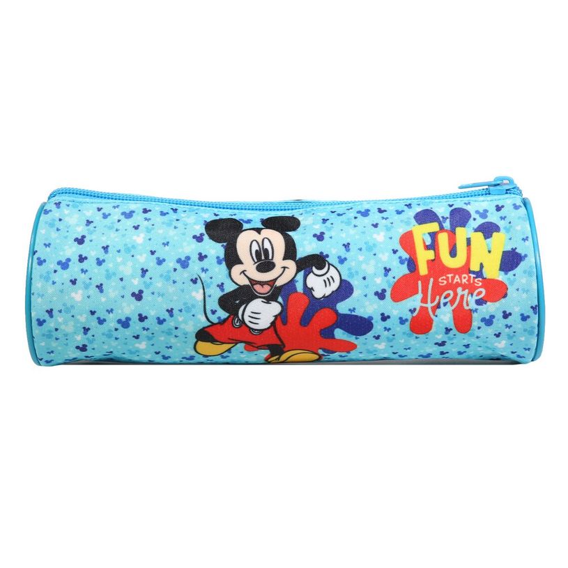 3666311015569-Trousse ronde Mickey - 1 compartiment - bleu - Bagtrotter-P_405128783_3-2