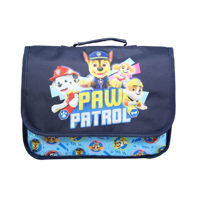 3666311014777-Cartable Pat'Patrouille 32 cm - 1 compartiment - bleu - Bagtrotter-P_405128795_1-0