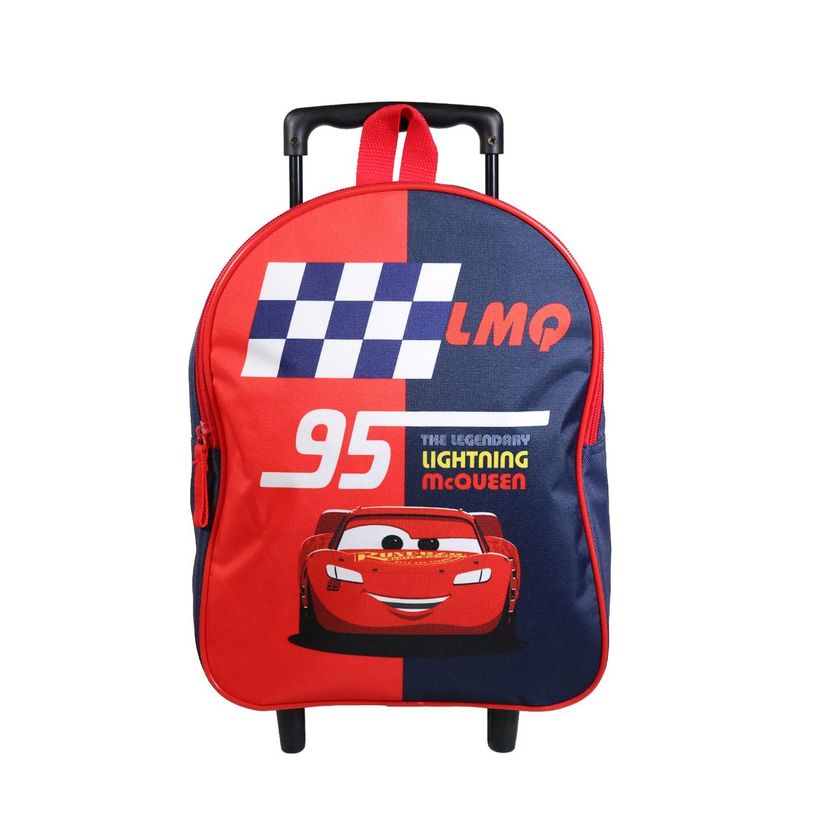 3666311014517-Sac maternelle à roulettes Cars - 1 compartiment - multicolore - Bagtrotter-P_405128812_1-0