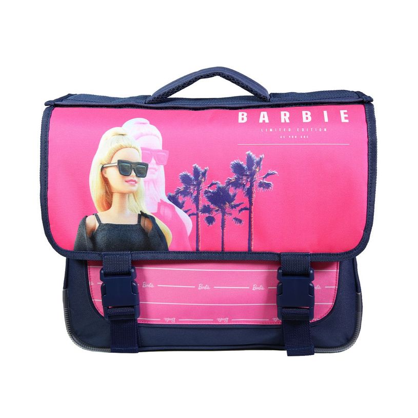 3666311013893-Cartable Barbie 38 cm - 2 compartiments - rose - Bagtrotter-P_405128822_2-1