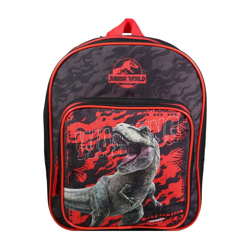 3666311013787-Sac à dos maternelle Jurassic World - 1 compartiment - rouge - Bagtrotter-P_405128825_1-0