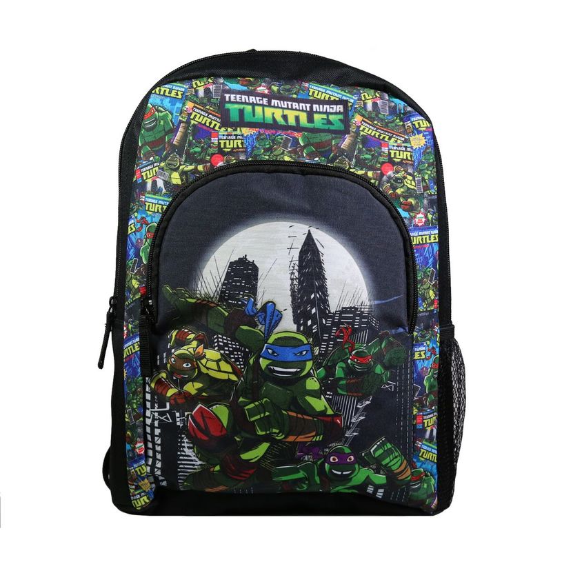3666311013459-Sac à dos maternelle Tortues Ninja - 37 cm - 1 compartiment - noir - Bagtrotter-P_405128830_1-0