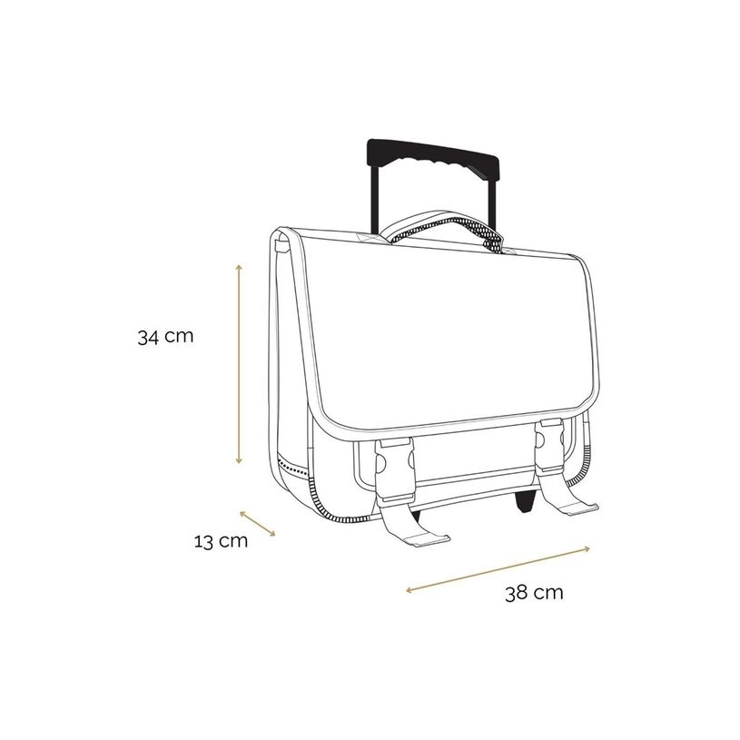 3666311013435-Cartable à roulettes Tortues Ninja 38 cm - 2 compartiments - noir - Bagtrotter-P_405128832_4-5