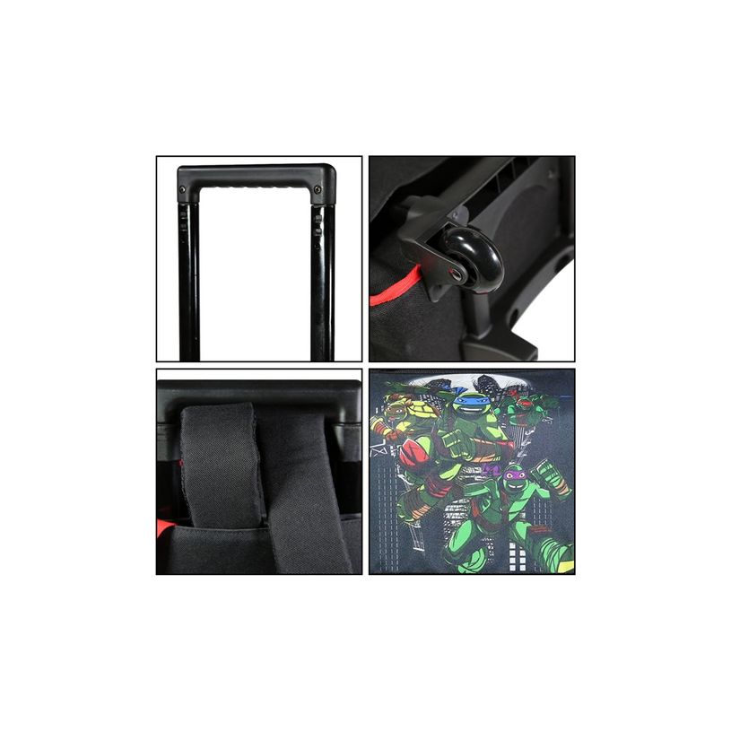 3666311013435-Cartable à roulettes Tortues Ninja 38 cm - 2 compartiments - noir - Bagtrotter-P_405128832_6-6
