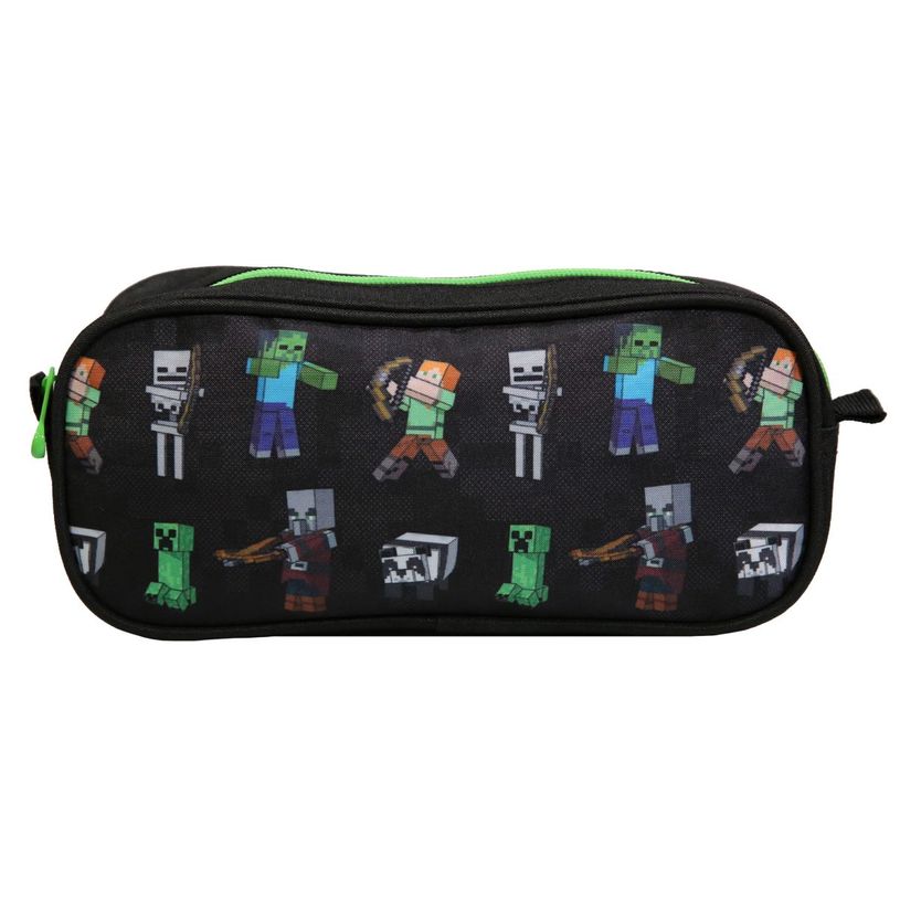 3666311006499-Trousse rectangulaire Minecraft - 1 compartiment - noir - Bagtrotter-P_405128838_1-0