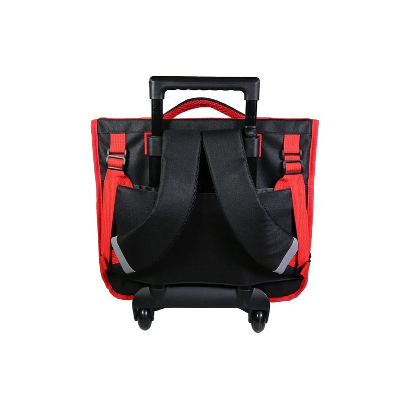 3666311013091-Cartable à roulettes Spiderman 38 cm - 2 compartiments - rouge - Bagtrotter-P_405128847_8-6