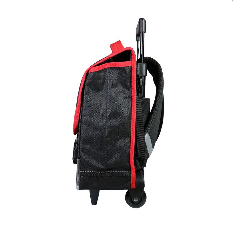 3666311013046-Cartable à roulettes Spiderman 38 cm - 2 compartiments - noir - Bagtrotter-P_405128852_2-1