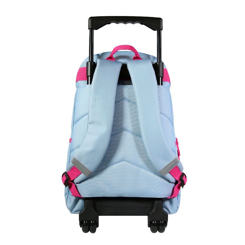 3666311012322-Sac à dos à roulettes Lililou - 2 compartiments - rose - Bagtrotter-P_405128876_3-2