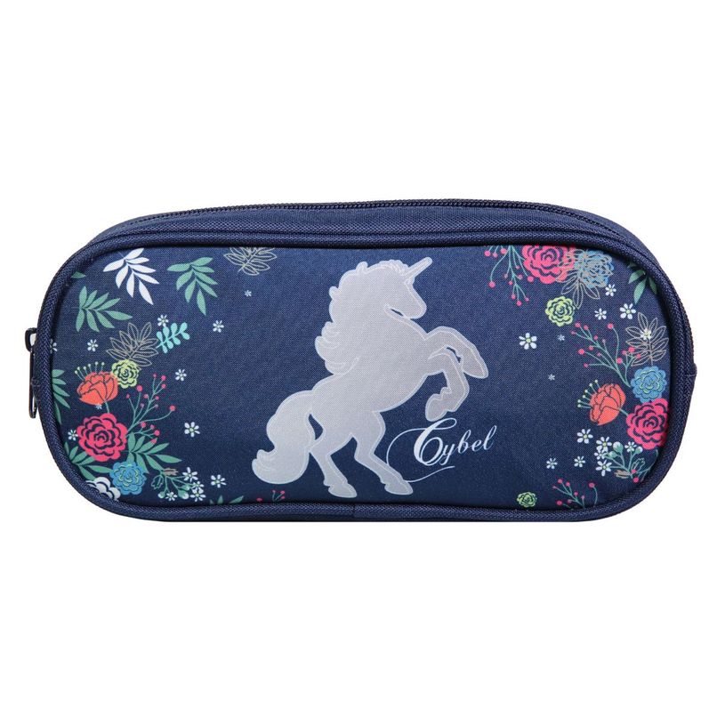 3666311012124-Trousse rectangulaire Cybel - 1 compartiment - bleu - Bagtrotter-P_405128887_1-0