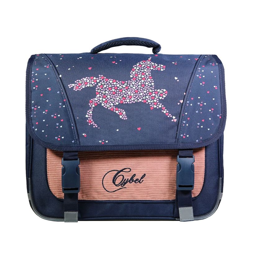 3666311012087-Cartable Cybel 38 cm - 2 compartiments - bleu/velours - Bagtrotter-P_405128891_1-0