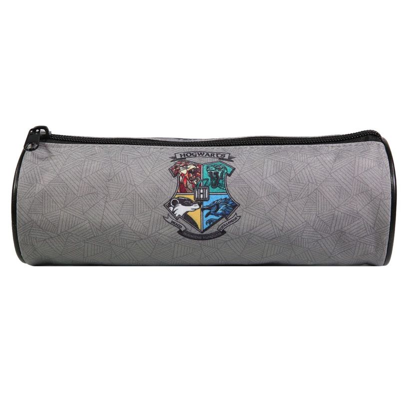 3666311011806-Trousse ronde Harry Potter - 1 compartiment - gris - Bagtrotter-P_405128901_1-0