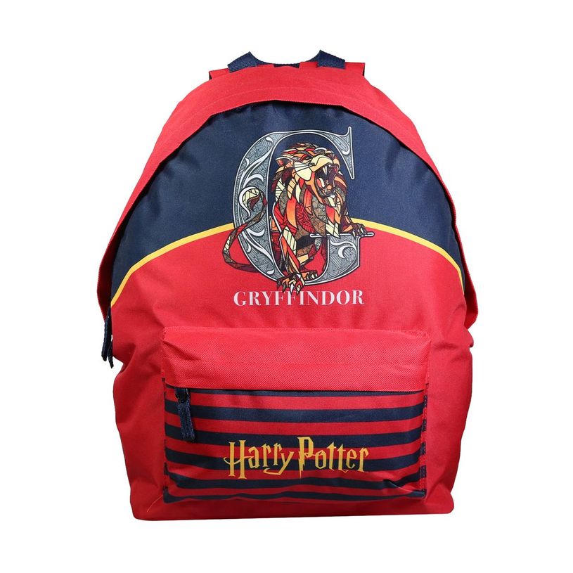 3666311011776-Sac à dos Harry Potter - 1 compartiment - rouge - Bagtrotter-P_405128904_1-0