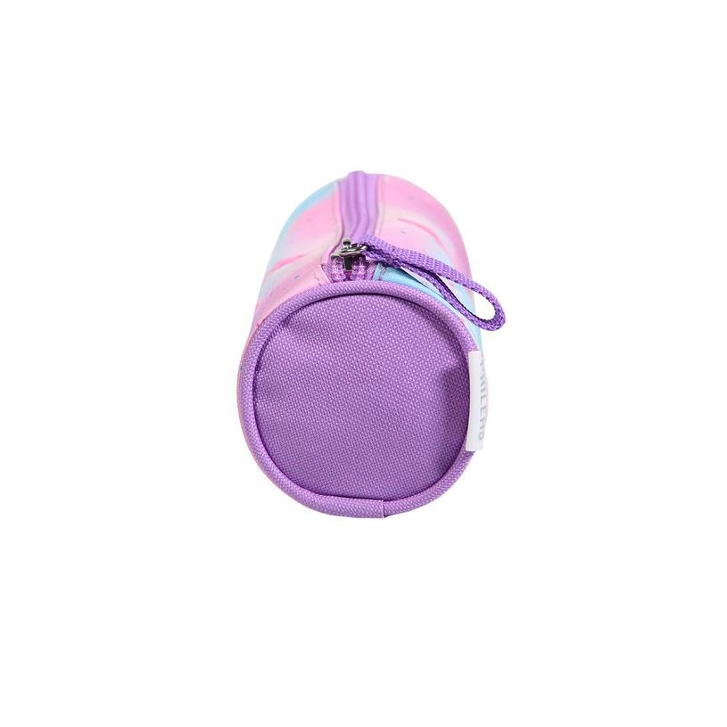 3666311010380-Trousse ronde Phileas Licorne - 1 compartiment - violet - Bagtrotter-P_405128956_2-1