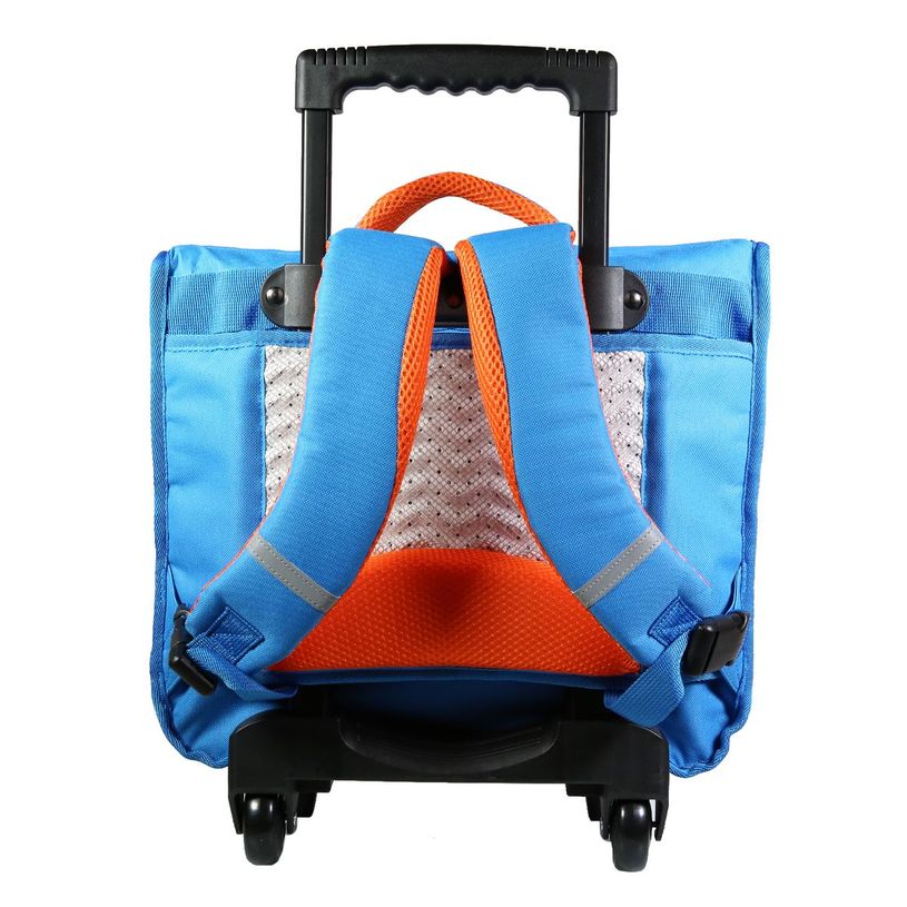 3666311009858-Cartable à roulettes Phileas Skate 38 cm - 2 compartiments - bleu - Bagtrotter-P_405128970_3-2