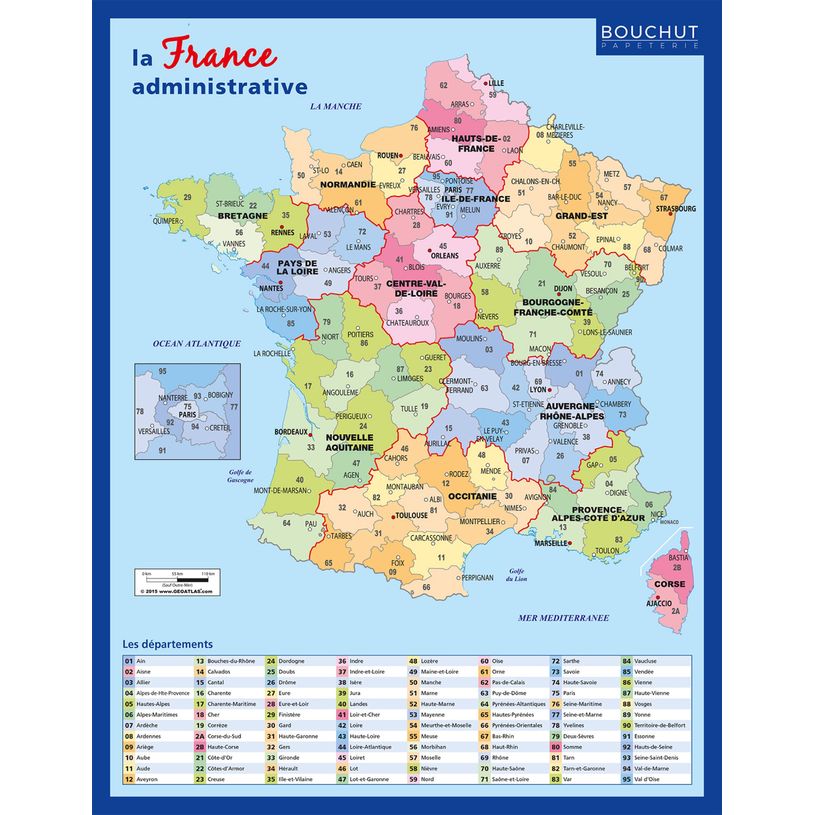 3592930011067-Fiche mémo souple France - 20,5 x 26,5 cm - Bouchut--0