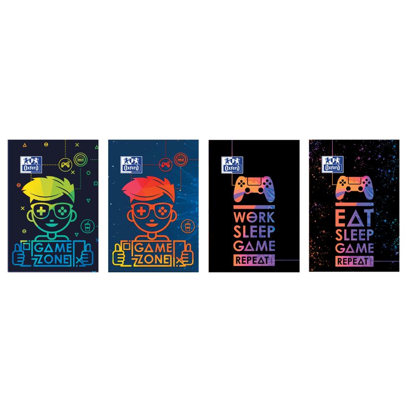 3147280251382-Agenda Oxford Gamer 12x18 Assorti--0