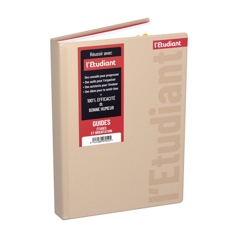 3147280152597-L'ETUDIANT METAL OR Agenda Scolaire - 15x21cm - Or - Hamelin--0
