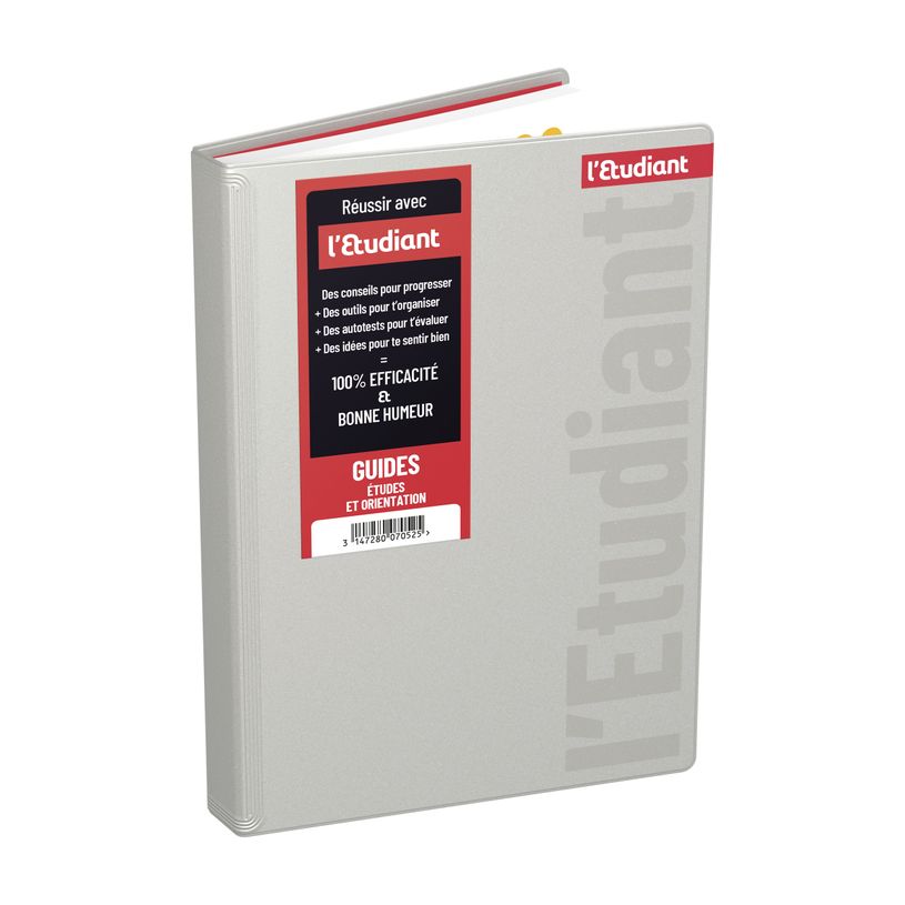 3147280152672-L'ETUDIANT METAL ARGENT Agenda Scolaire - 15x21cm - Argent - Hamelin--0