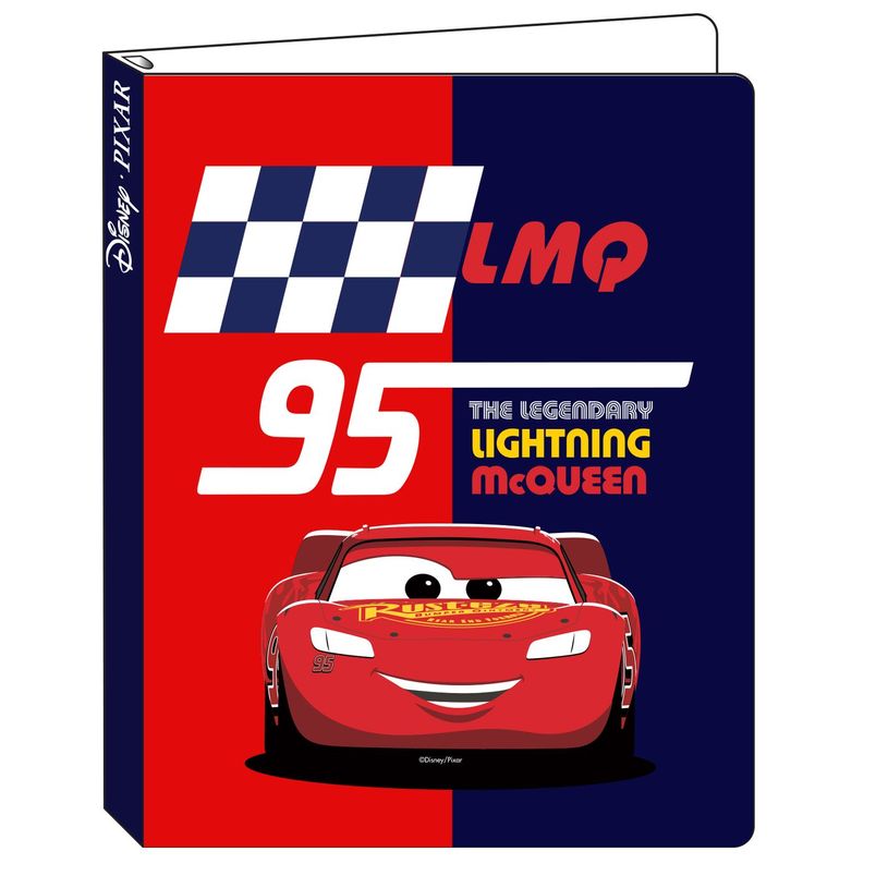 3666311007892-Classeur Cars - 26 x 31,5 cm - rouge - Bagtrotter-P_405129045_1-0