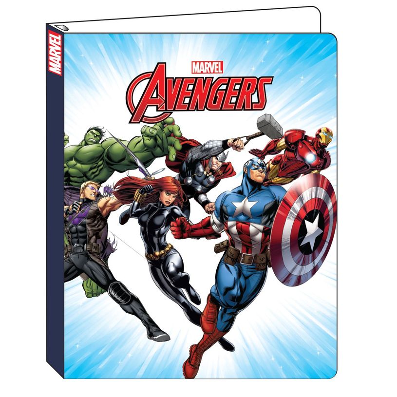 3666311007878-Classeur Avengers - 26 x 31,5 cm - bleu - Bagtrotter-P_405129047_1-0