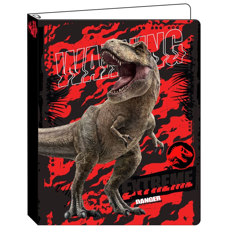 3666311007847-Classeur Jurassic World - 26 x 31,5 cm - rouge - Bagtrotter-P_405129049_1-0