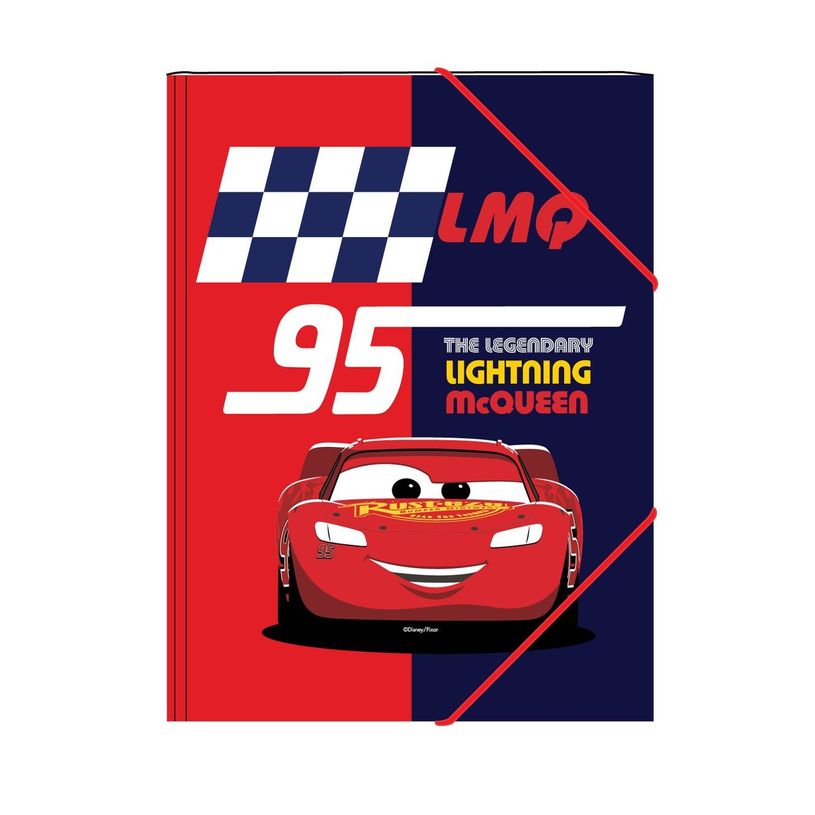 3666311007816-Chemise 3 rabats Cars - 24 x 32 cm - rouge - Bagtrotter-P_405129050_1-0