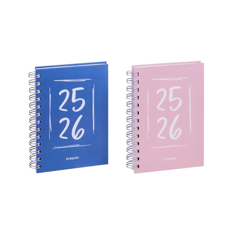 5412303377416-Agenda Doodle Dash - 1 jour par page - 17,5 x 13 cm - 2 couleurs disponibles - Brepols-P_405129060_1-0