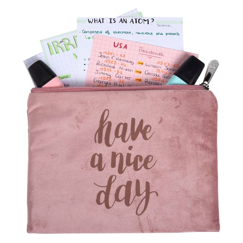 3130630528203-Trousse plate Ellipse - 1 compartiment - disponible dans différentes couleurs - Exacompta-P_405129076_2-1