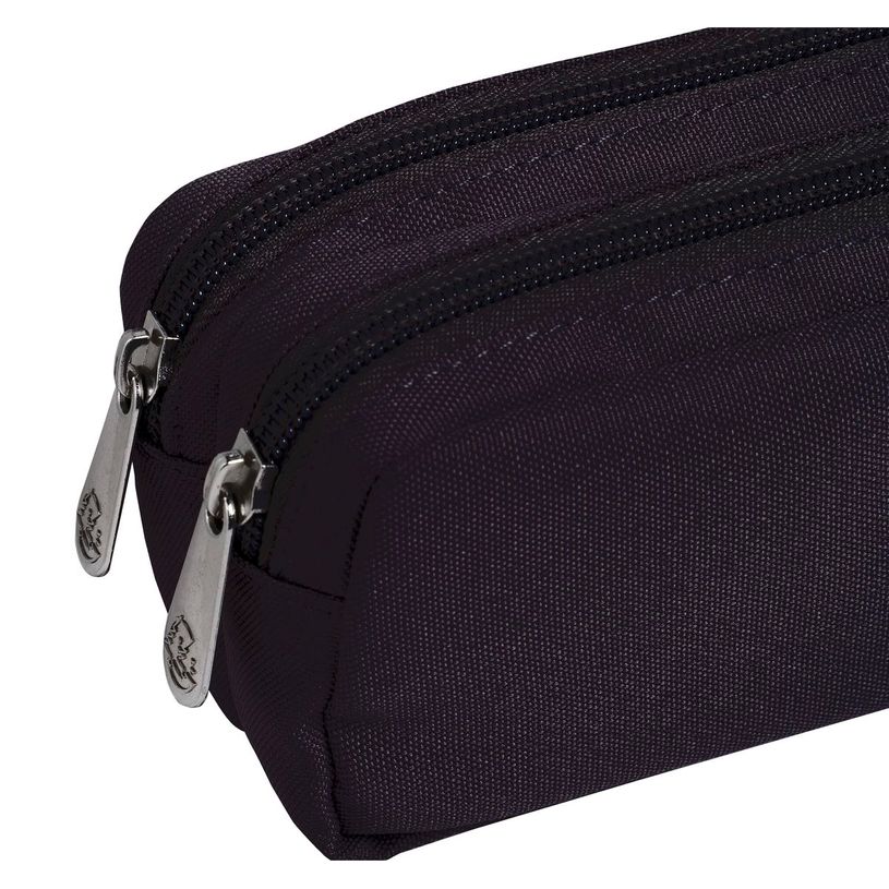 3130630527503-Trousse rectangulaire Dobble - 2 compartiments - noir - Exacompta-P_405129078_3-2