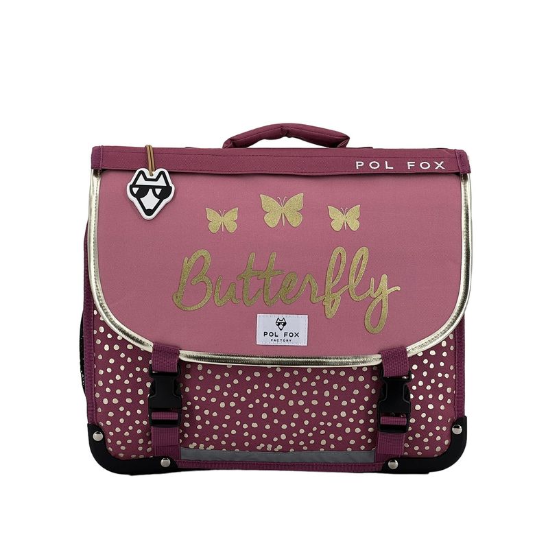 3663842007599-Cartable réversible Butterfly 35 cm - 1 compartiment - papillon - Pol Fox-P_405129091_1-0