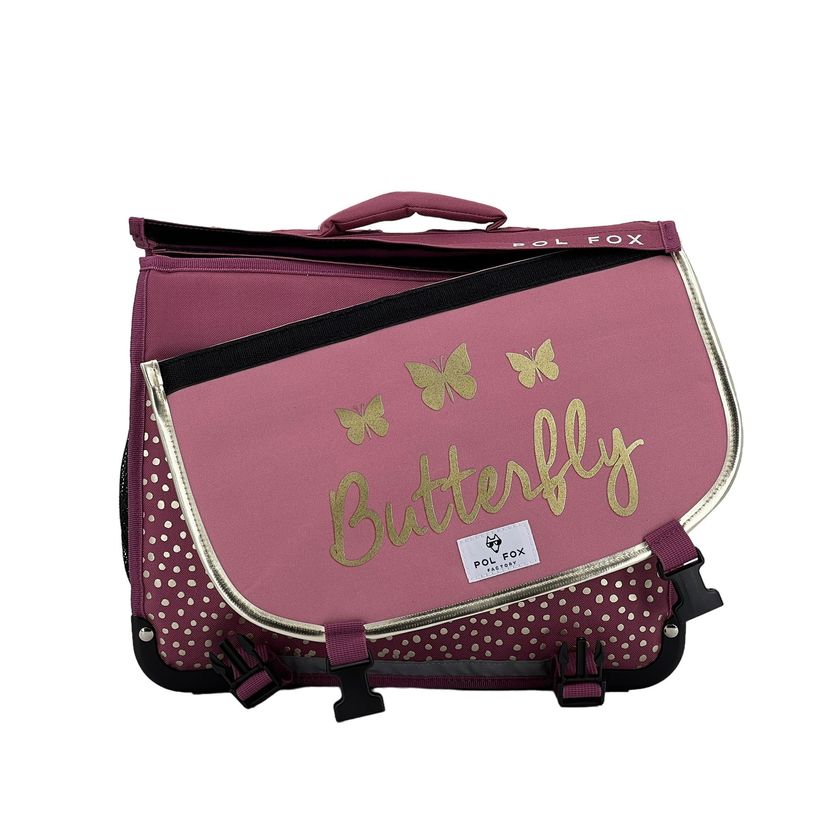 3663842007599-Cartable réversible Butterfly 35 cm - 1 compartiment - papillon - Pol Fox-P_405129091_4-3