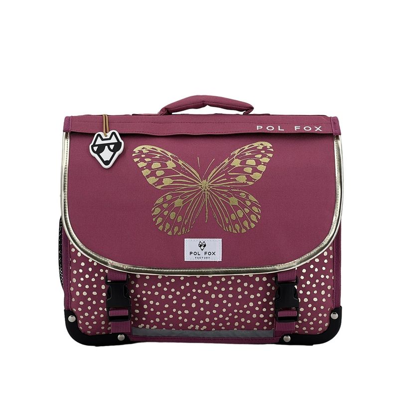 3663842007605-Cartable réversible Butterfly 38 cm - 2 compartiments - papillon - Pol Fox-P_405129092_1-0