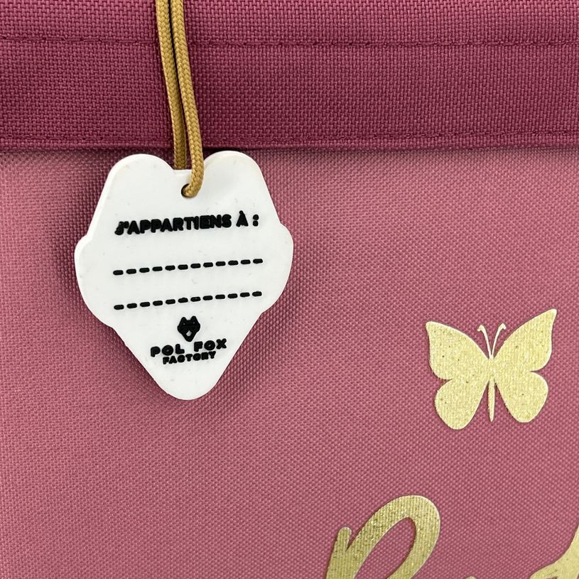 3663842007605-Cartable réversible Butterfly 38 cm - 2 compartiments - papillon - Pol Fox-P_405129092_5-4