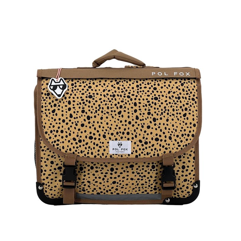 3663842007698-Cartable réversible You Rock 38 cm - 2 compartiments - safari - Pol Fox-P_405129099_2-1