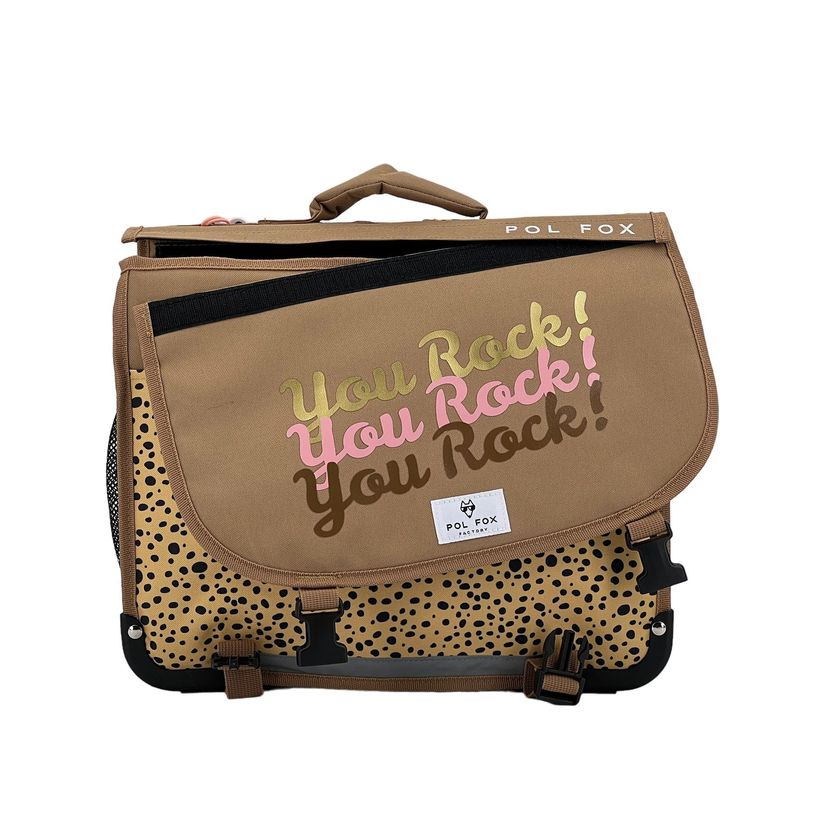 3663842007698-Cartable réversible You Rock 38 cm - 2 compartiments - safari - Pol Fox-P_405129099_5-4