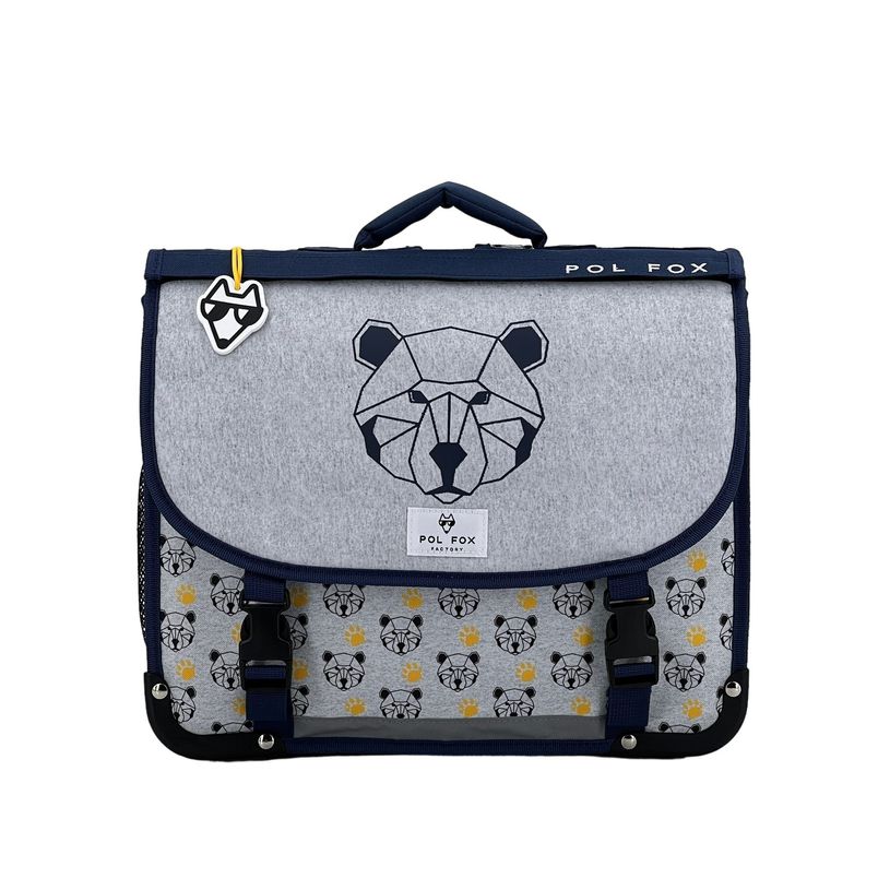 3663842007759-Cartable réversible Bear 38 cm - 2 compartiments - ourson - Pol Fox-P_405129105_1-0