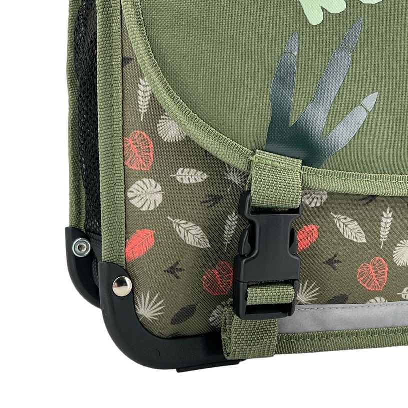 3663842007810-Cartable réversible Dino Kaki 38 cm - 2 compartiments - dinosaure - Pol Fox-P_405129111_3-2