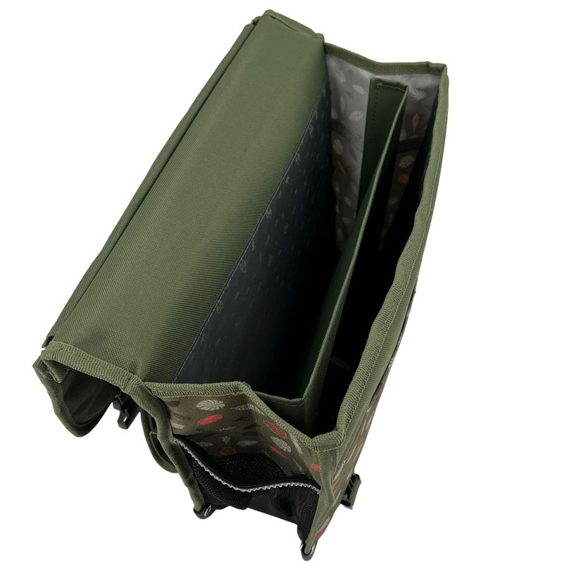 3663842007810-Cartable réversible Dino Kaki 38 cm - 2 compartiments - dinosaure - Pol Fox-P_405129111_4-3