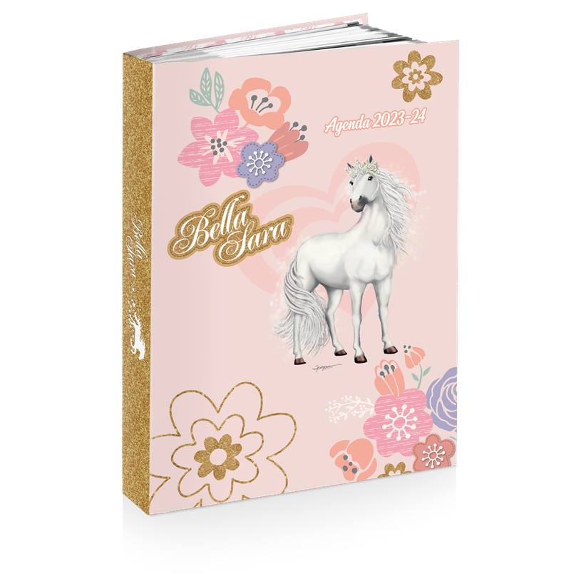 3661507515397-Agenda Bella Sara - 1 jour par page - 12 x 17 cm - différents modèles disponibles - Kid'-P_405129139_2-1