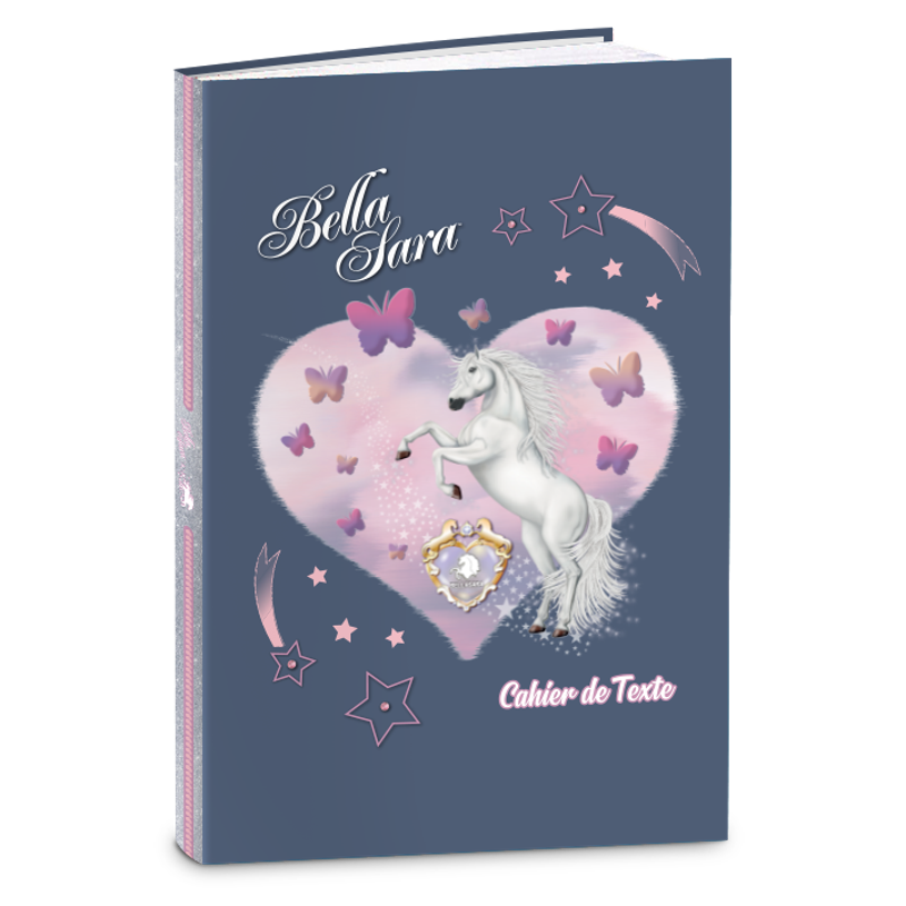 3661507516394-Cahier de Texte Bella Sara - 15 x 21 cm - différents modèles disponibles - Kid'Abord-P_405129140_1-0
