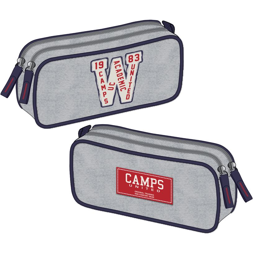 0404051291651-Trousse rectangulaire Camps Warriors - 2 compartiments - gris - Kid'Abord-P_405129165_1-0
